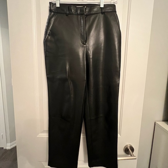 Babaton Pants - Aritzia Babaton Command vegan leather cropped pants, 6